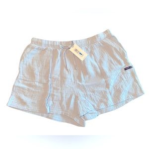 Light Blue Linen Calvin Klein Shorts, NWT, Size XL